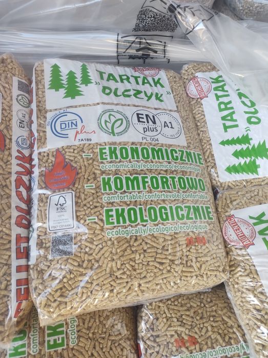 Pellet drzewny "Olczyk" darmowy transport HDS winda