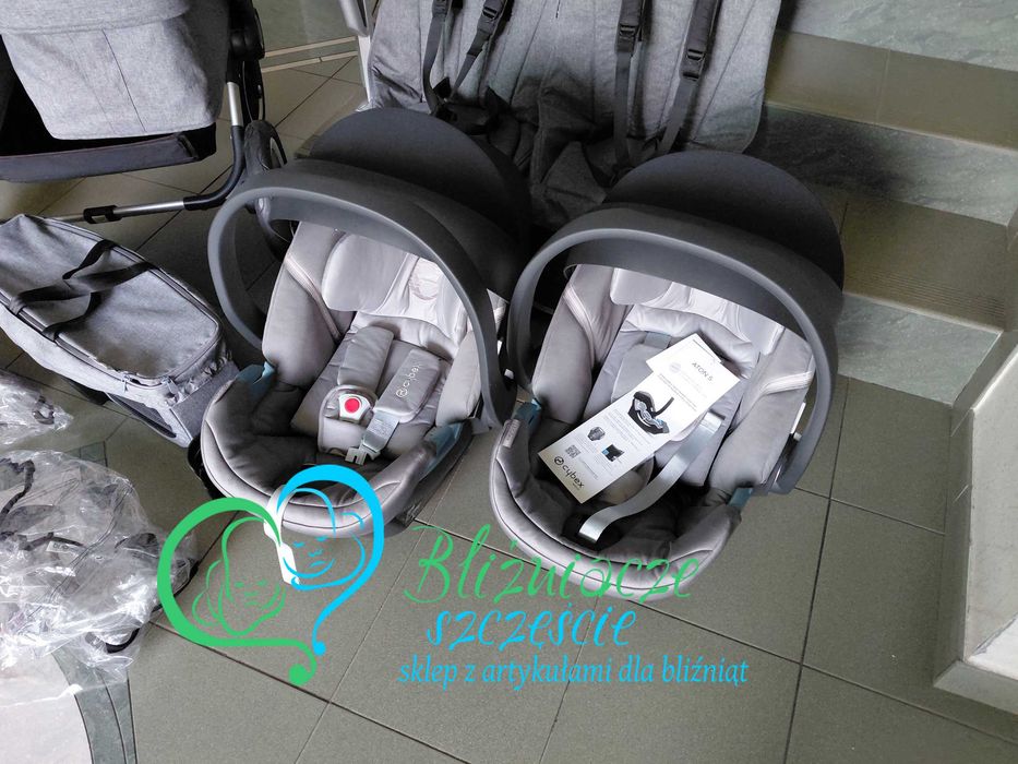 Bugaboo Donkey Twin 3 z fotelikami Cybex KOMIS