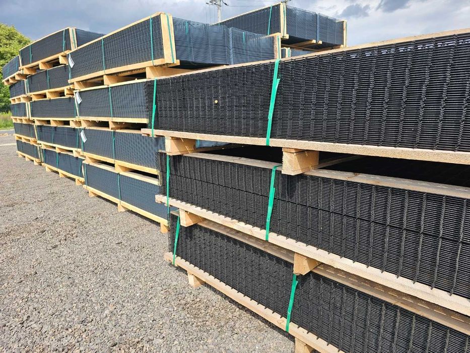 PRODUCENT Ogrodzenie panelowe 3D 2D h- 123cm Panel, Podmurówka