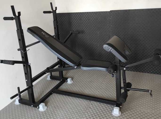 Лавка для жима тренировок под штангу Скамья жиму K99 Стойки Лава жим