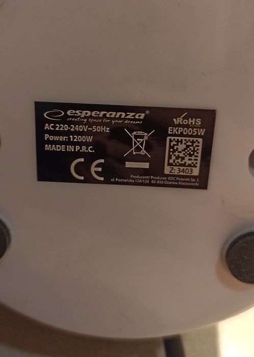 Urządzenie do robienia popcornu Esperanza