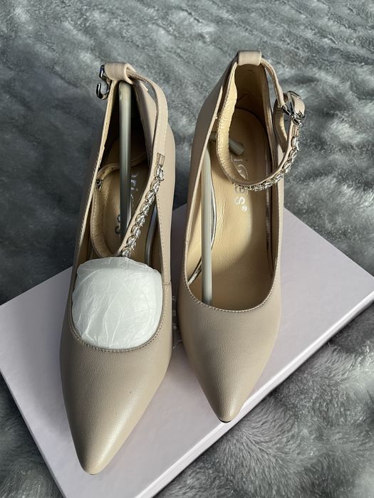 Туфлі жіночі Erisses бежеві натуральна шкіра 950-22DT 33