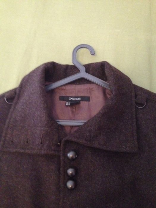 Casaco fazenda castanho Zara