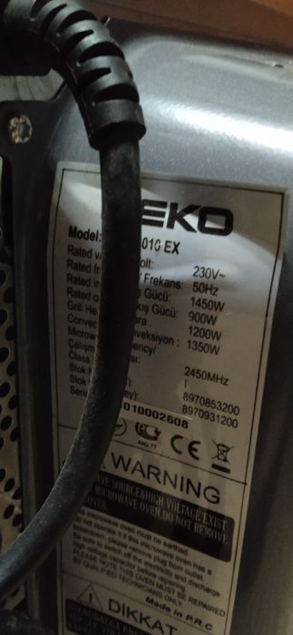 Microondas Beko 230v