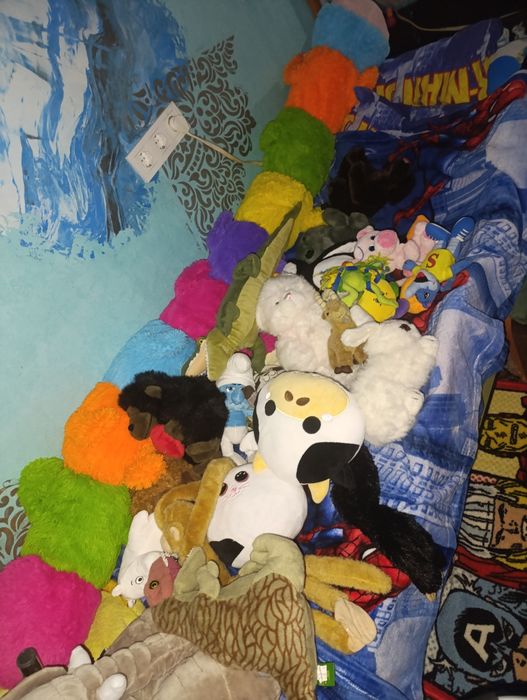 Лот баул мягких игрушек