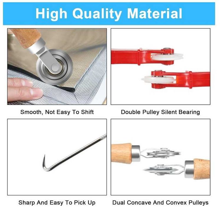 Narzędzia do montażu moskitiery okiennej AOROPS