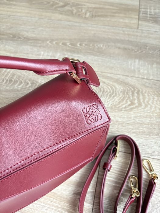 Loewe puzzle torebka bordowa