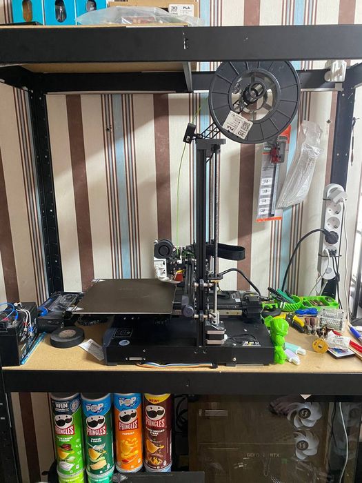 3D принтер Creality Ender 3 S1 (Klipper / Fluidd / Raspberry Pi 4) + Кастомний обдув