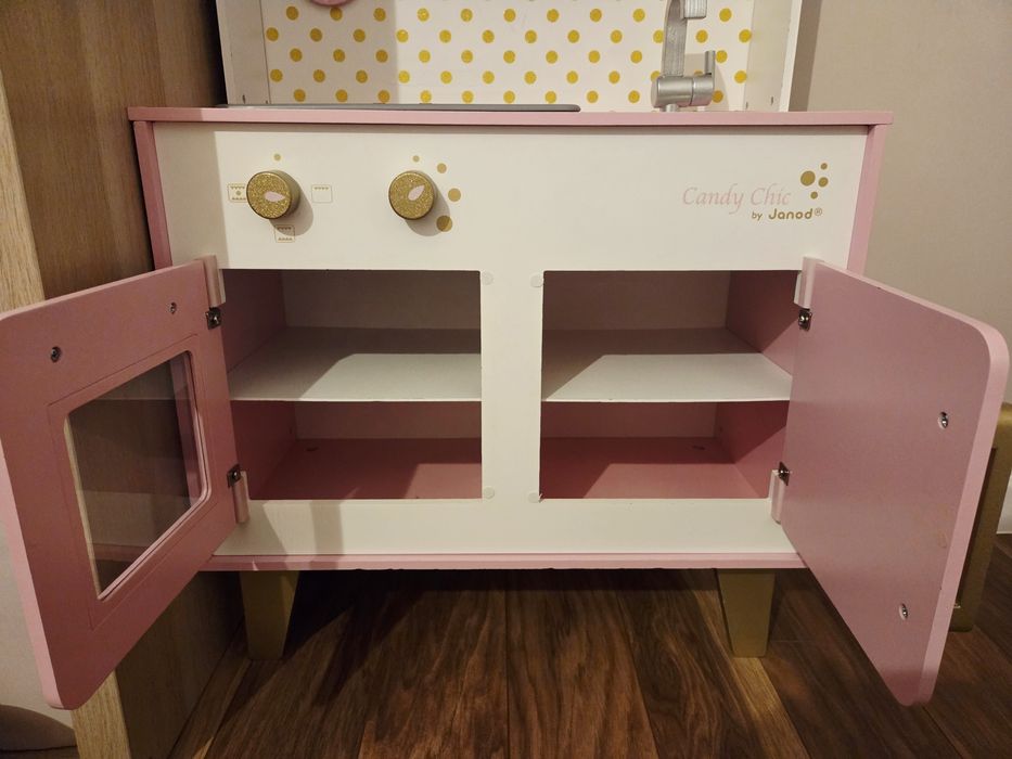 Kuchnia zabawkowa Janod dziecięca różowa