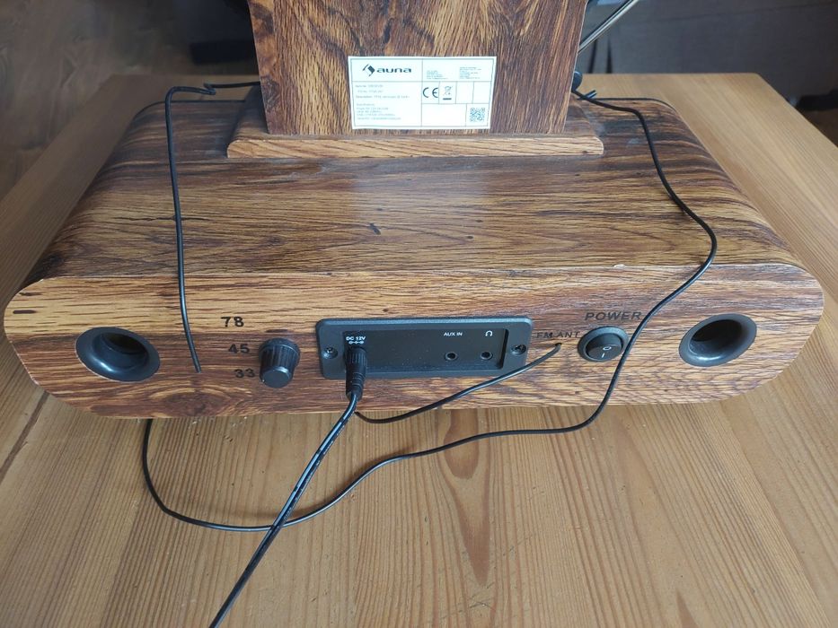 Gramofon Auna  Verticalo SE DAB  retro +USB- stojący