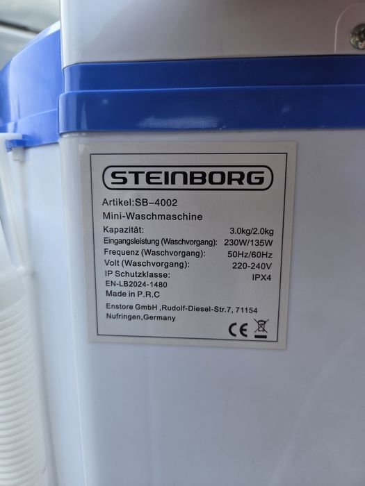 Steinborg pralka do Kampera