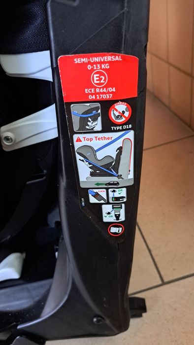 Cadeira isofix rotativa