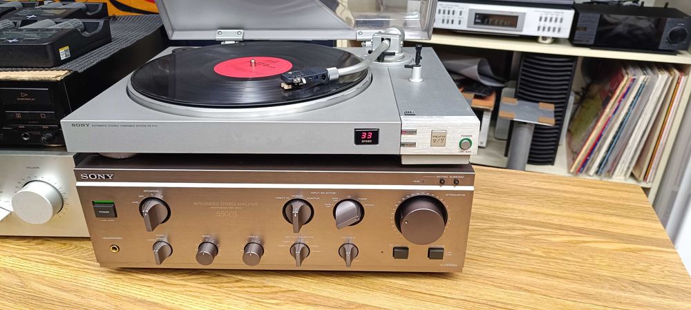 Вініловий програвач Sony PS-P7X  (відео роботи )