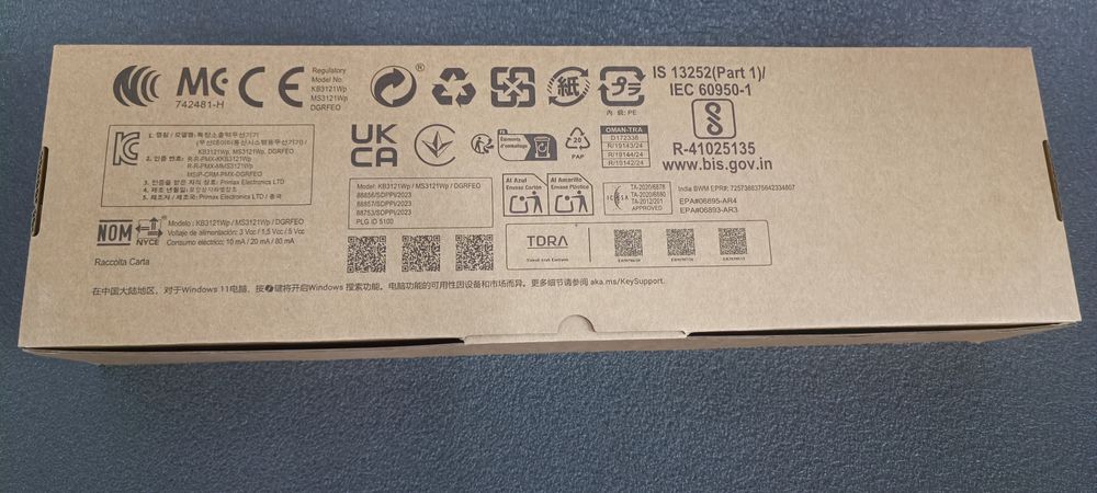 Conjunto Teclado + Rato Dell, Wireless NOVO