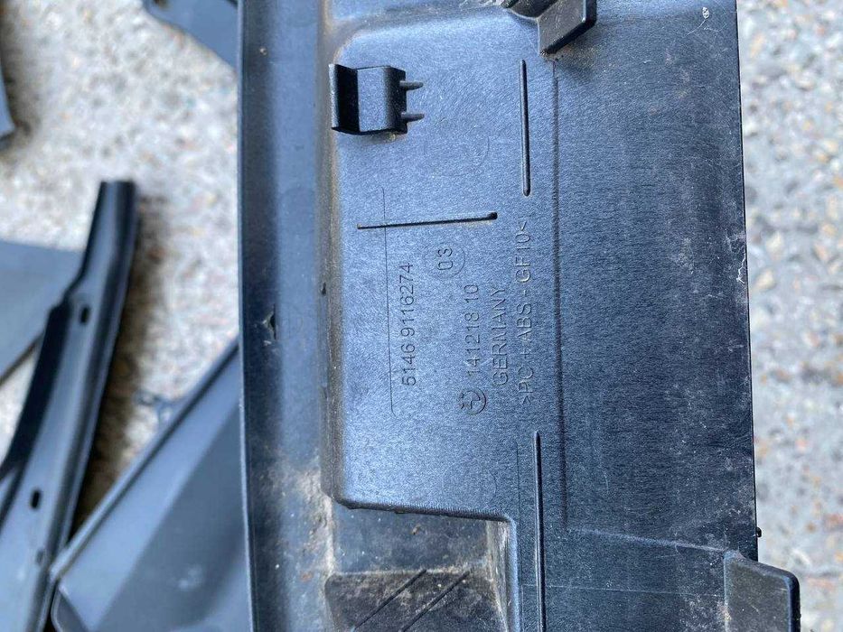 Решетка воздухозаборник f01 f10 + уплотнители капота f10