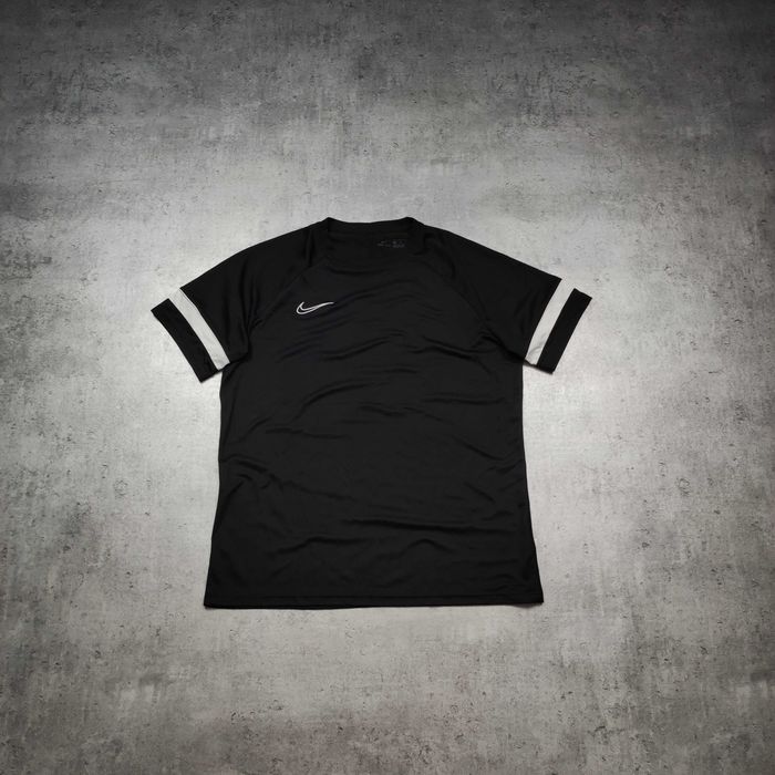 MĘSKA Sportowa Koszulka PREMIUM Czarna Dri-Fit Nike Football Gym Activ
