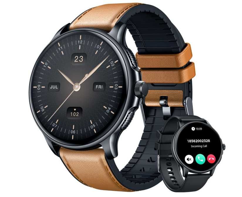 SMARTWATCH  Wodoodporny IP68 Brązowy