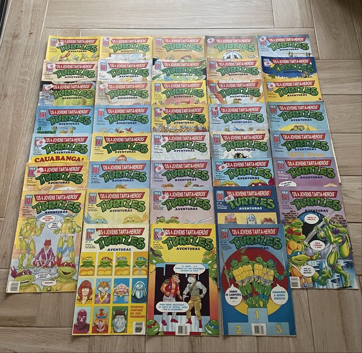 Tartarugas Ninja (Revistas Antigas/38 Fascículos/Português)