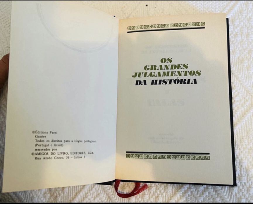 18 livros “Os grandes julgamentos”