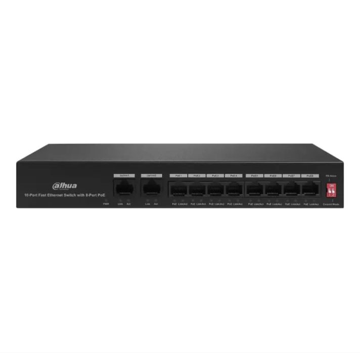 Комутатор Dahua DH-PFS3010-8ET-65