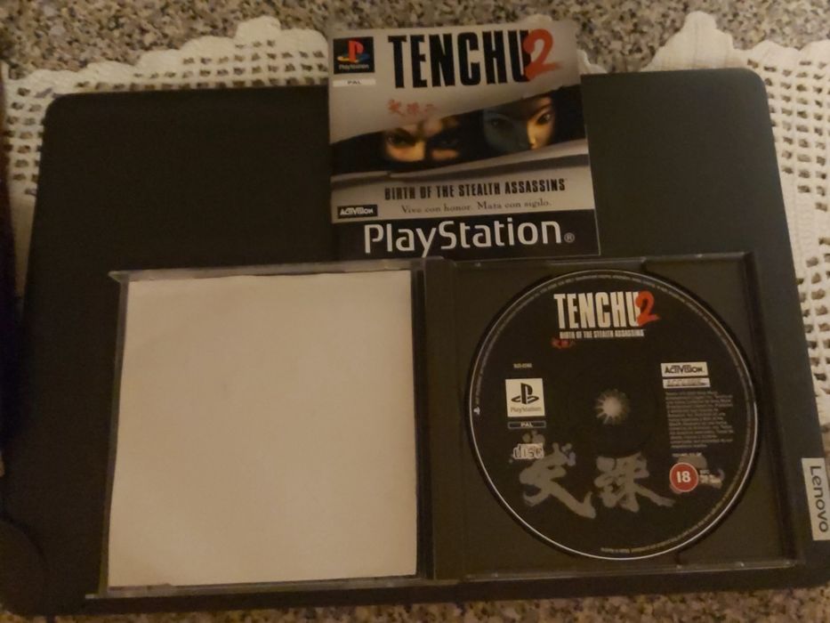 Ps1 Jogo Tenchu 2 Com Manual Completo.