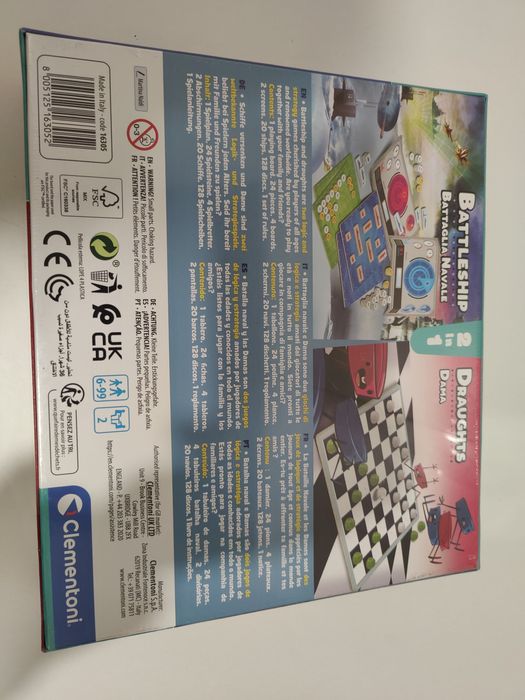 Jogo Batalha Naval NOVO - Clementoni - Jogo de tabuleiro