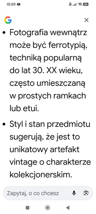 Zabytkowa papierośnica,tabakierka