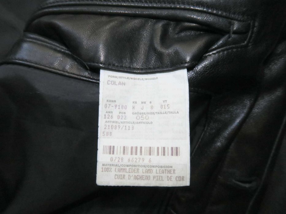 Hugo Boss kurtka skórzana skóra płaszcz M/L