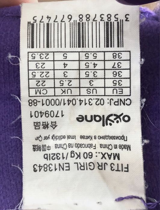 Rolki oxelo szare fioletowe