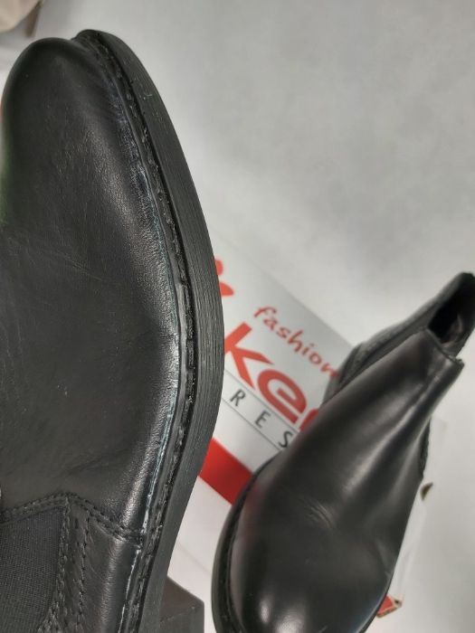 Botki czarne sztyblety RIEKER antistress 36