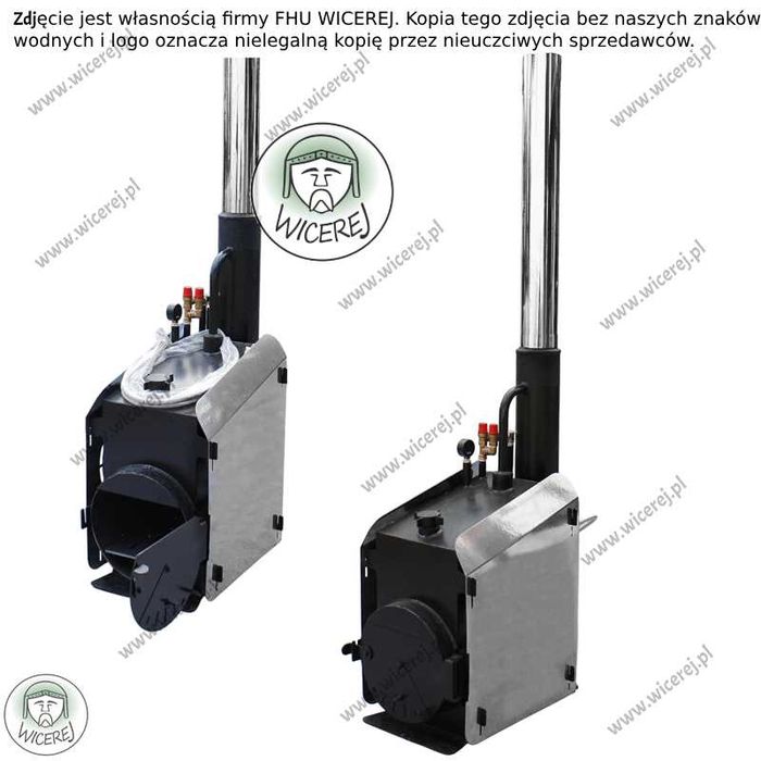 Generator pary wodnej do topiarki parowej Opalany Drewnem