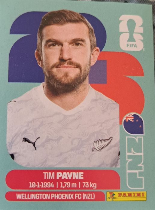 Cromo Tim payne impecável