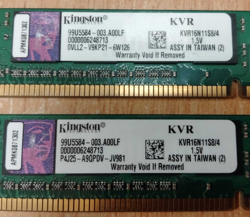 Оперативная память для ПК DDR2, DDR3, DDR4, SO-DIMM