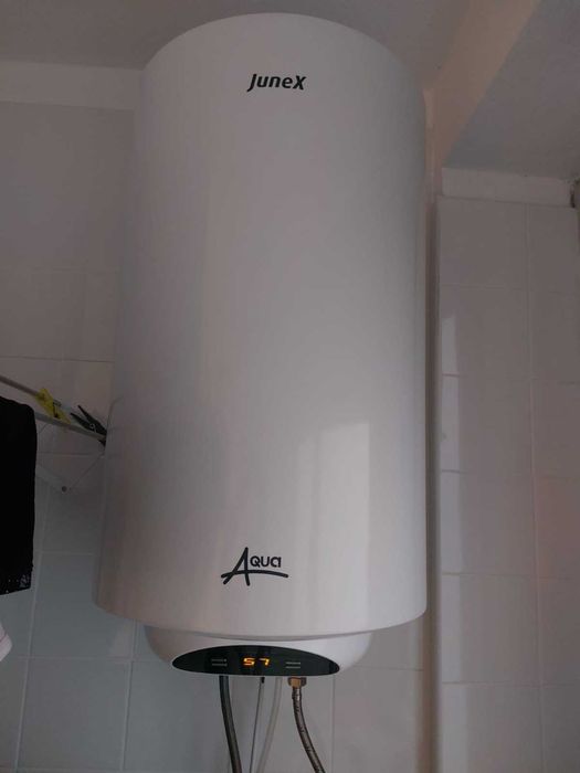 termoacumulador / cilindro inteligente  junex  50l (diametro reduzido para locais apertados),  garantia até 03/2028