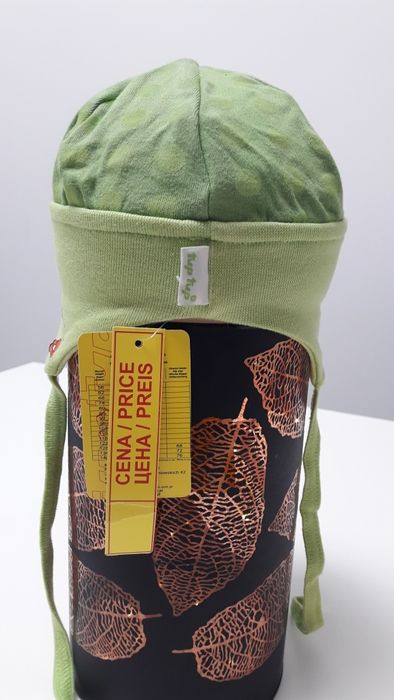 Czapeczka wiosenna wiosna bawełniana czapka wiązana 38