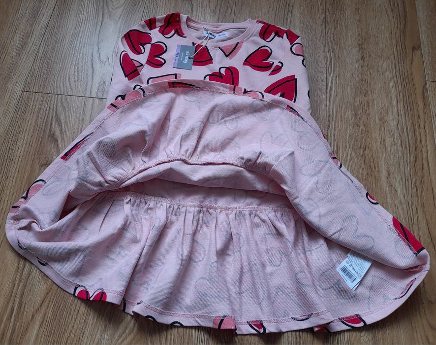 Сукня, плаття сердечки Sinsay 104см. 3-4р. Нова.
