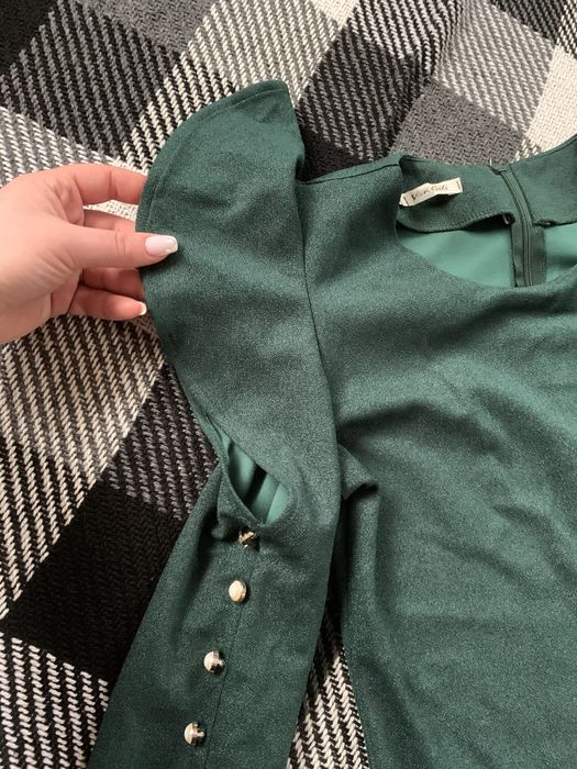 Сукня темно-зелена