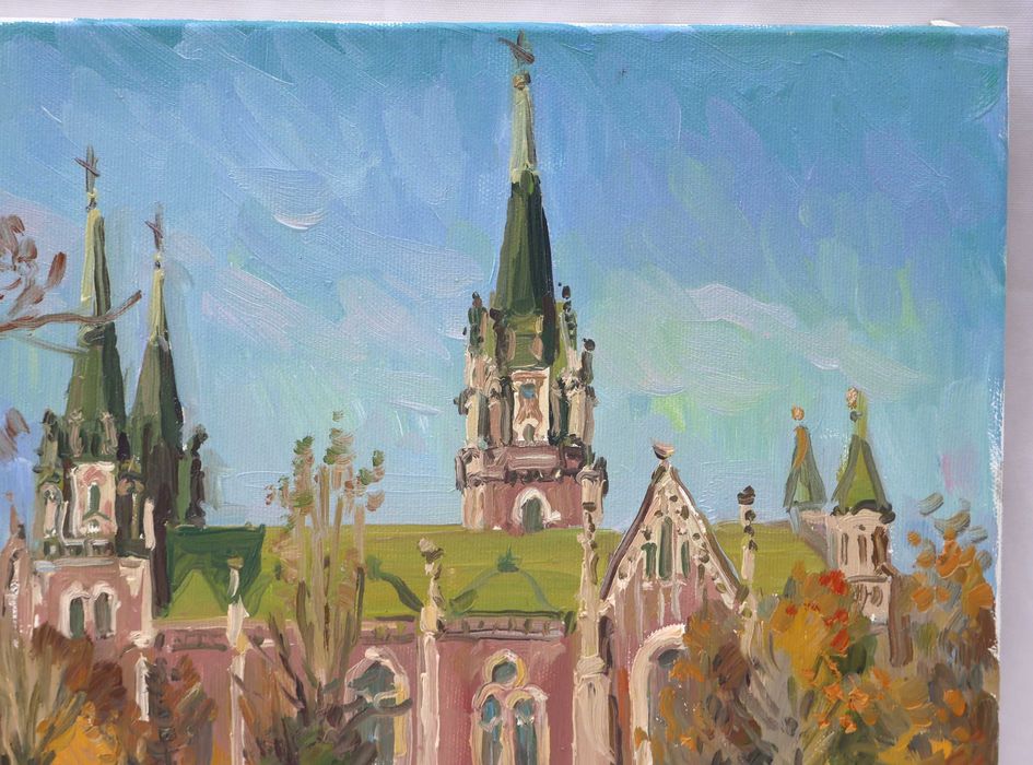 Картина художника Кутілов Ю. "Костел".  (2870)