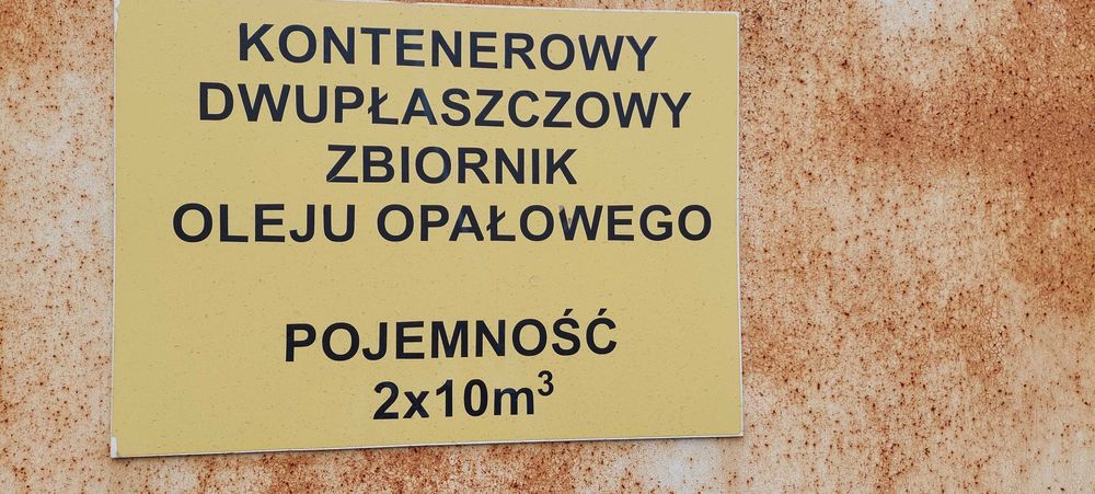 Zbiornik na paliwo magazyn 20m3