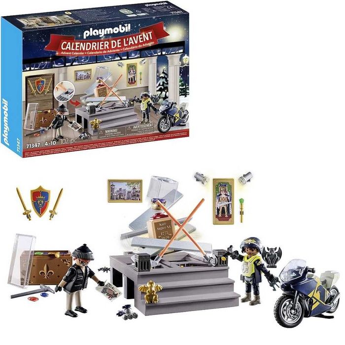 Playmobil 71347 Kalendarz adwentowy Policja Kradzież w muzeum