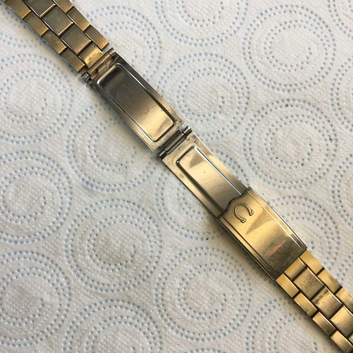 OMEGA Duchess USA 1/40 10K RGP Trim bransoleta używana, brak jednej końcówki