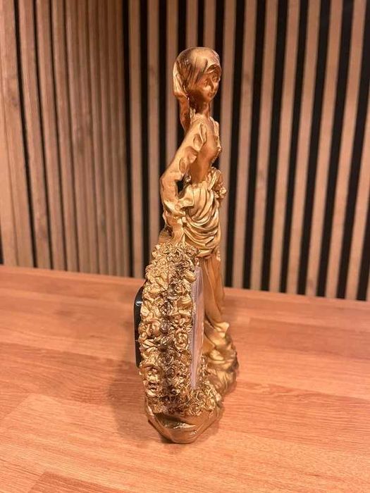 Zegar kominkowy, kwarcowy Dama z zegarkiem