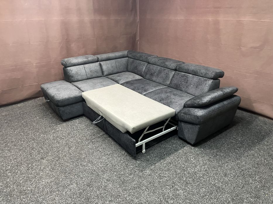 Виставковий диван тканина розкладний кутовий Німечинна