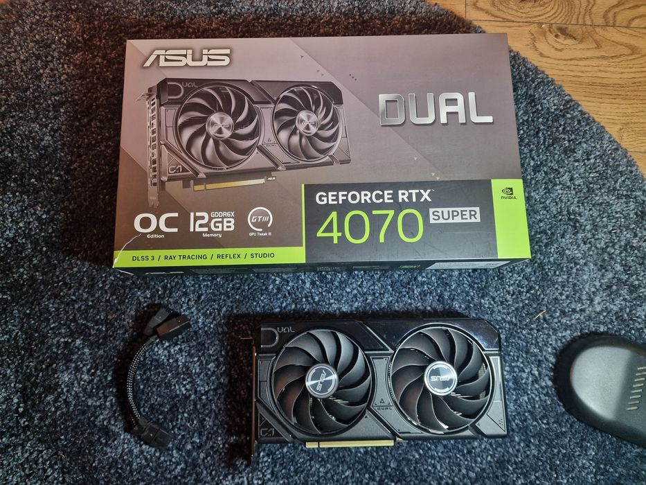 Asus RTX 4070 SUPER DUAL OC 12GB ( Nova e com garantia )