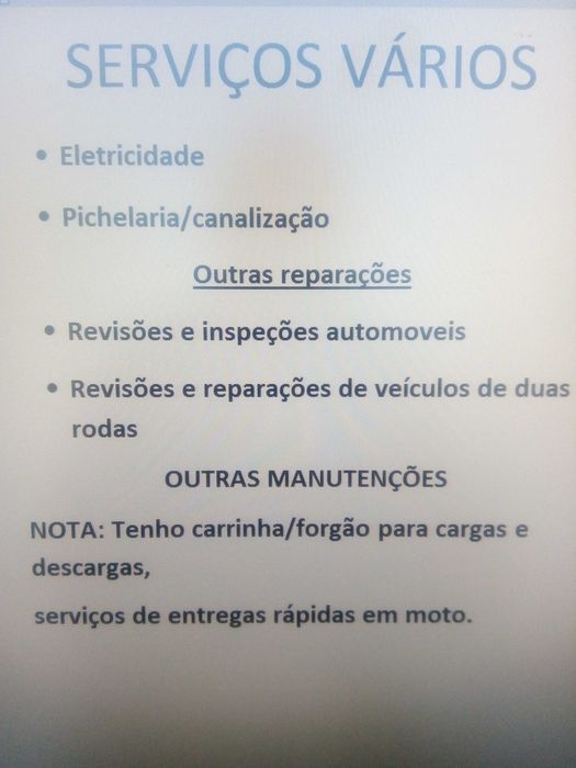 serviços vários Porto e arredores