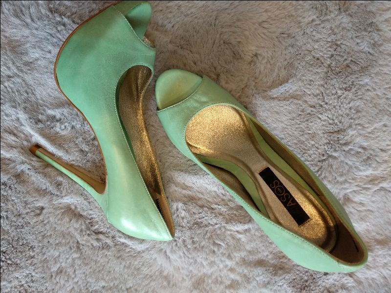 szpilki , buty na obcasie Asos skóra rozmiar 37