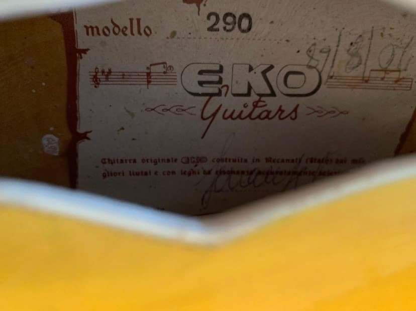 Gitara Eko - lata 60te, model 290 Barracuda