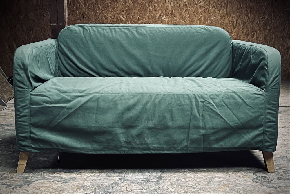 Kanapa ikea z pokrowcem LINANAS