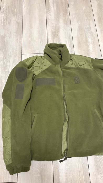 Куртка, кофта флісова  колір хакі