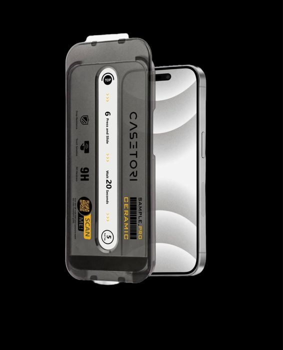 Захисне скло для айфон iphone  Casetori Ceramic 16ProMax/16Pro